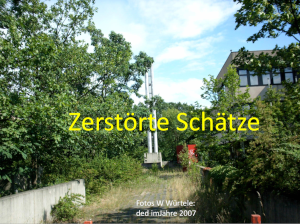 Zerstörte Schätze